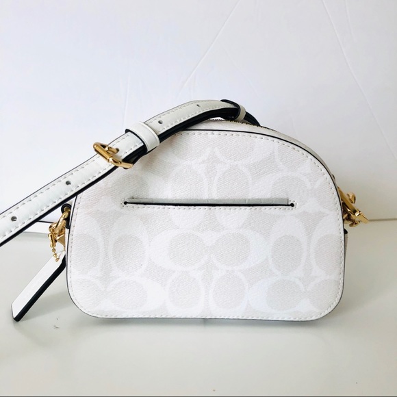 SOLD Coach Mini Serena Crossbody Snow white purse - Picture 3 of 9
